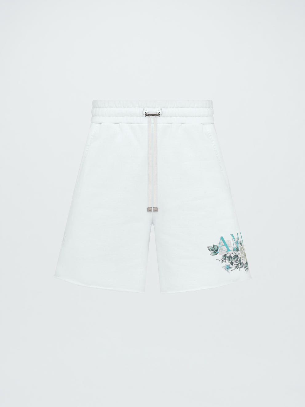 White Amiri FLORAL SWEATSHORT | 730614-KUV