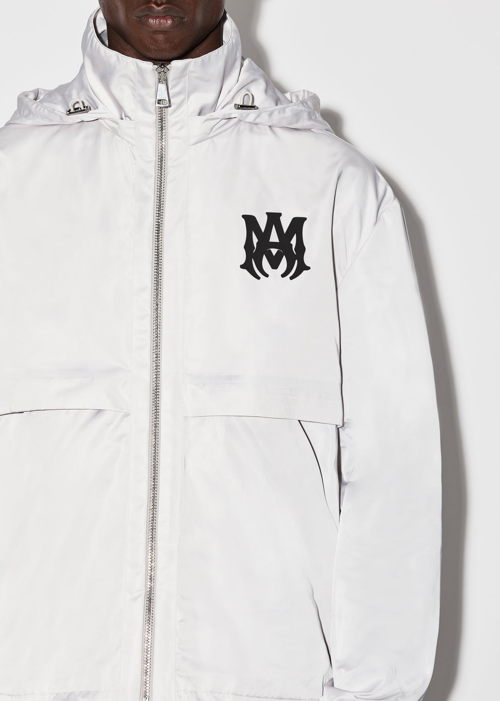 White Amiri LIGHTWEIGHT NYLON ANORAK | 135428-OLP