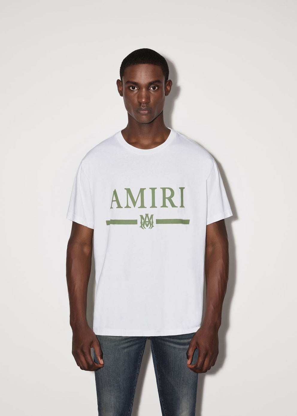 White Amiri MA BAR LOGO TEE | 324968-ZOS