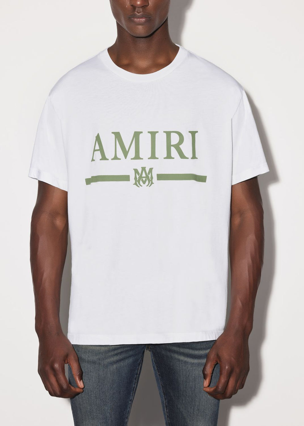 White Amiri MA BAR LOGO TEE | 324968-ZOS