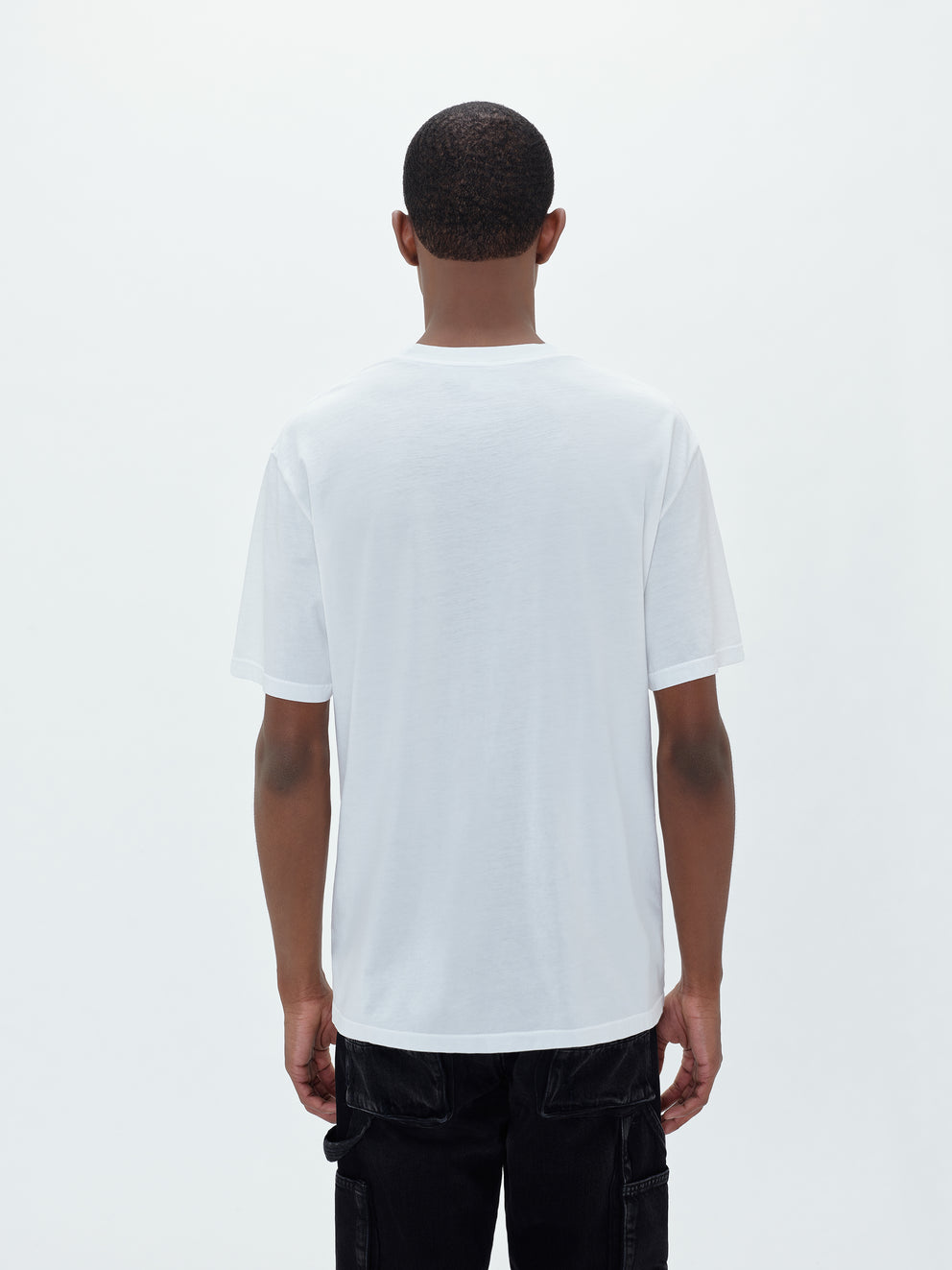 White Amiri M.A. BAR APPLIQUE TEE | 148520-WYB