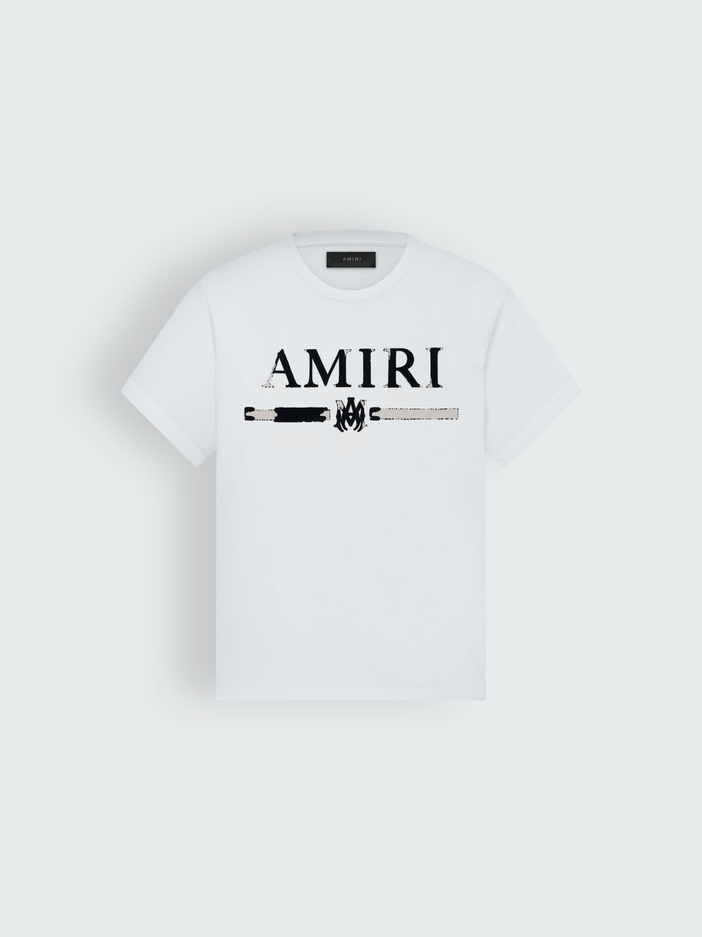 White Amiri M.A. BAR APPLIQUE TEE | 148520-WYB