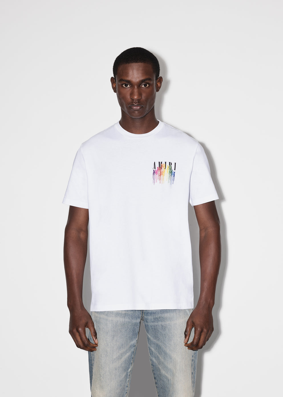 White Amiri M.A. DRIP COLLAGE TEE | 254037-BQD