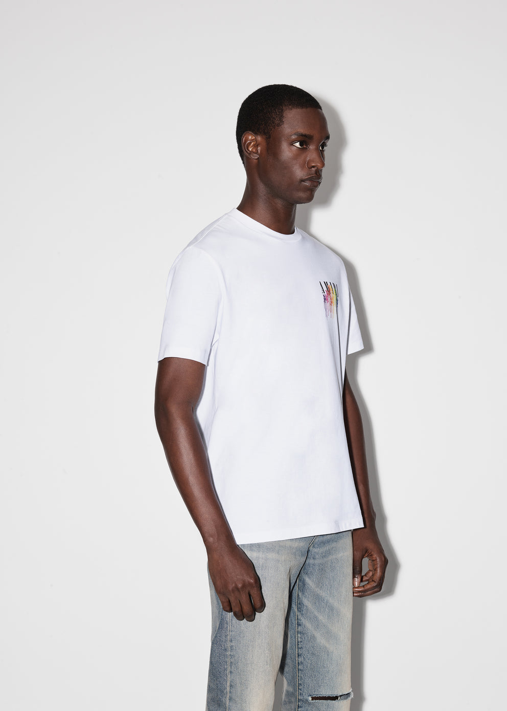 White Amiri M.A. DRIP COLLAGE TEE | 254037-BQD