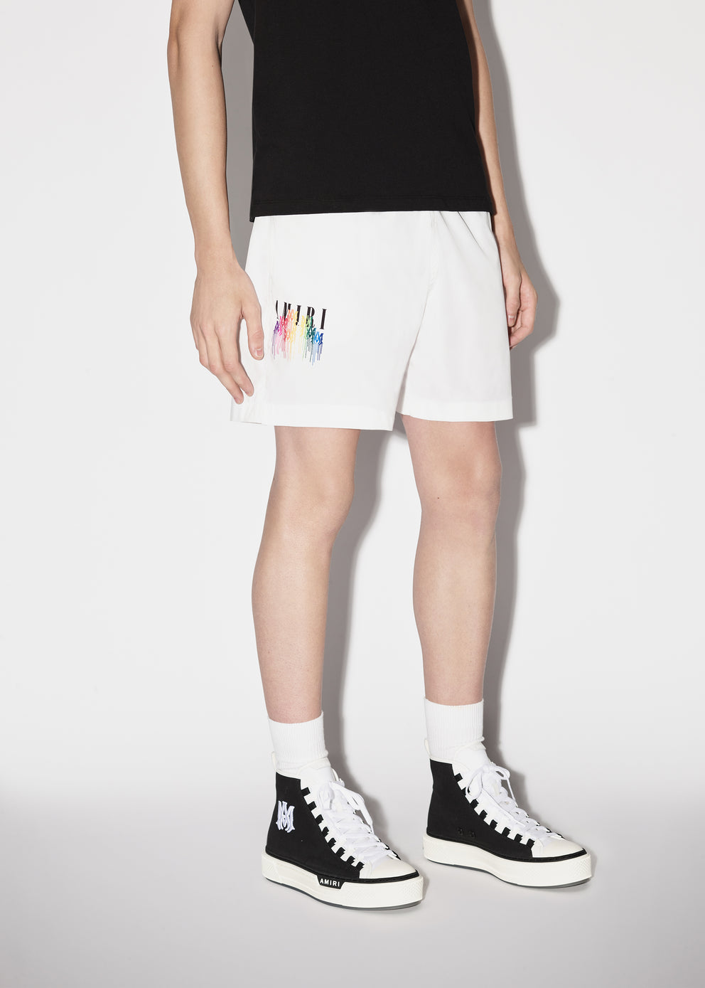 White Amiri M.A. DRIP SWIM TRUNKS | 372809-JGH