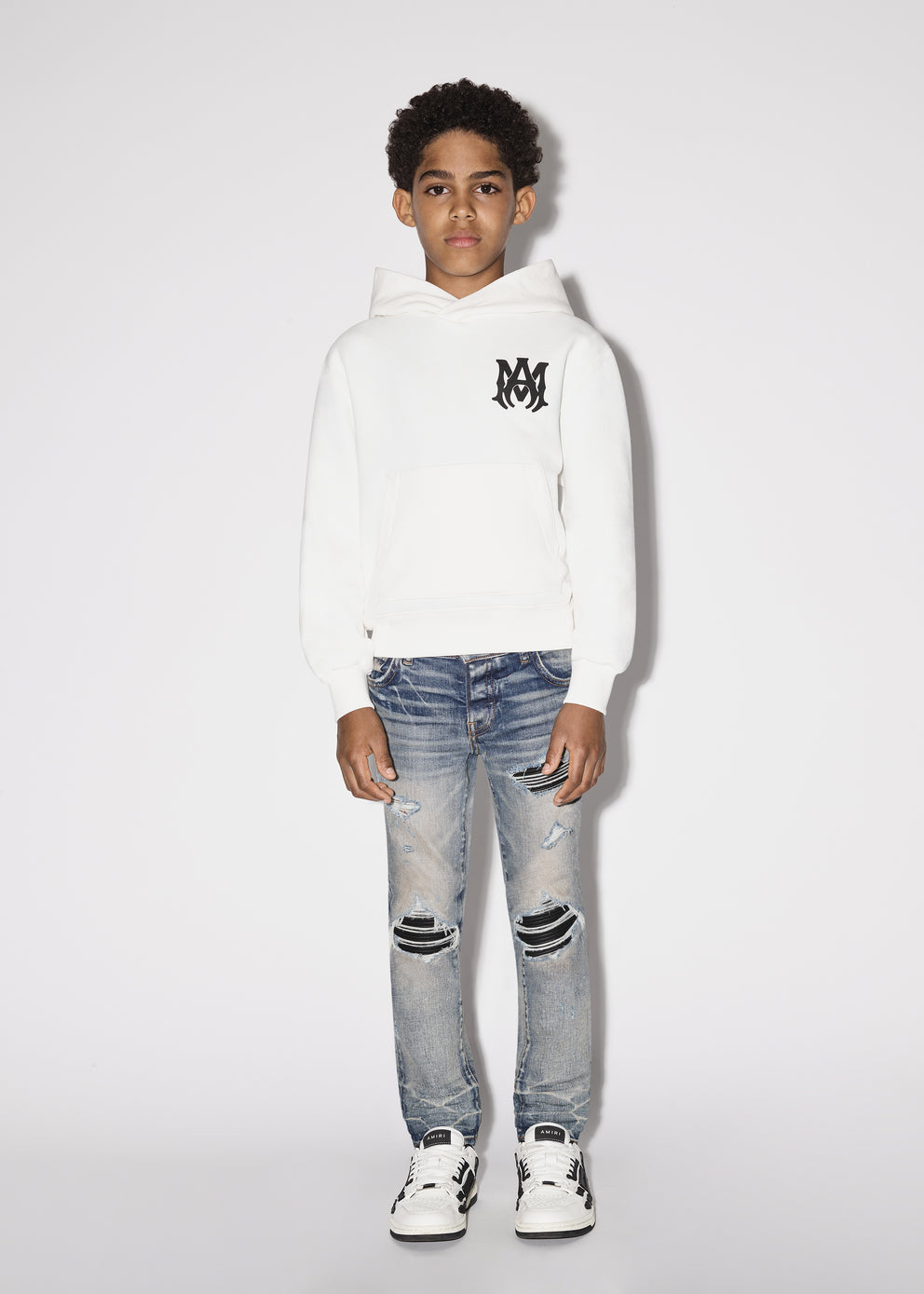 White Amiri M.A. HOODIE-WHITE | 732164-GPY