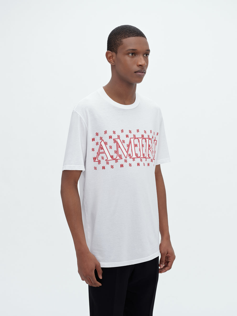 White Amiri M.A. PAISLEY TEE | 398172-NUH