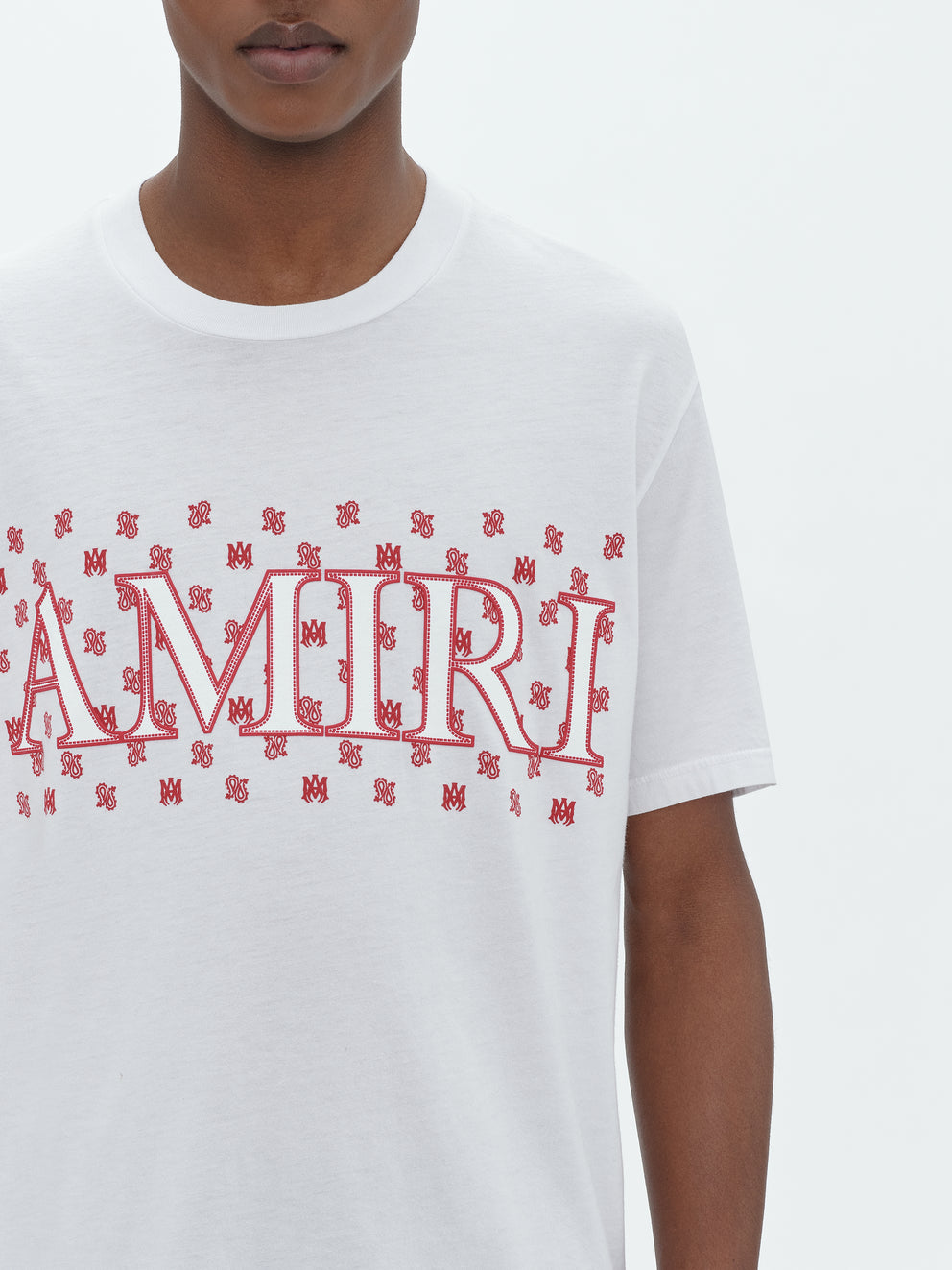 White Amiri M.A. PAISLEY TEE | 398172-NUH