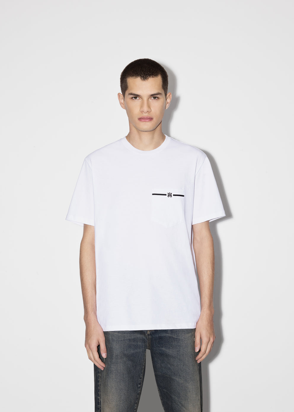 White Amiri M.A. POCKET TEE | 146370-KVX