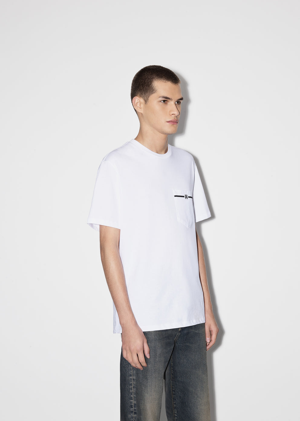 White Amiri M.A. POCKET TEE | 146370-KVX