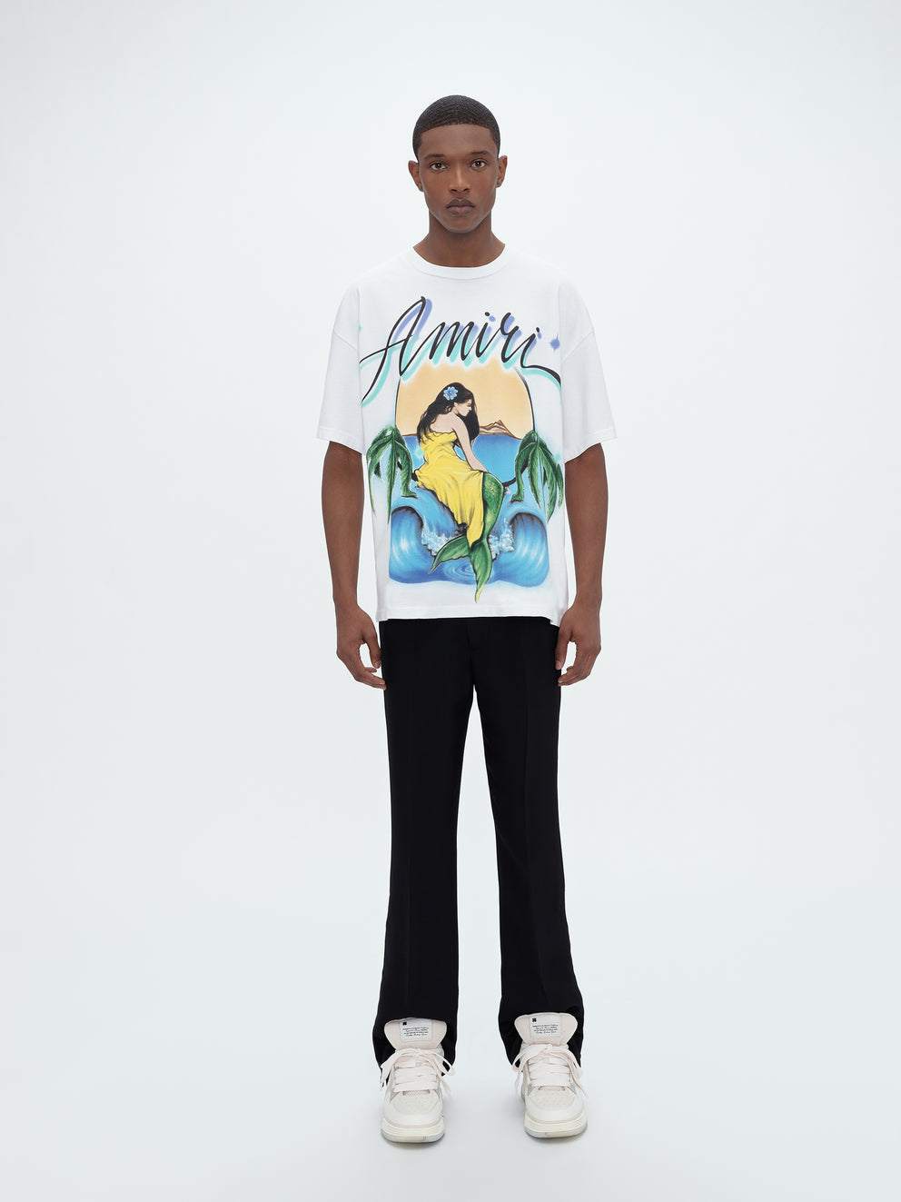 White Amiri OVERSIZED MERMAID TEE | 793150-JWZ