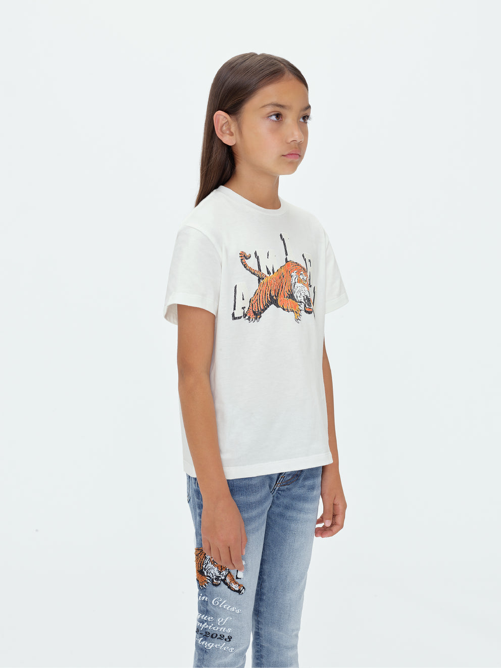 White Amiri VINTAGE TIGER TEE | 412590-IAL