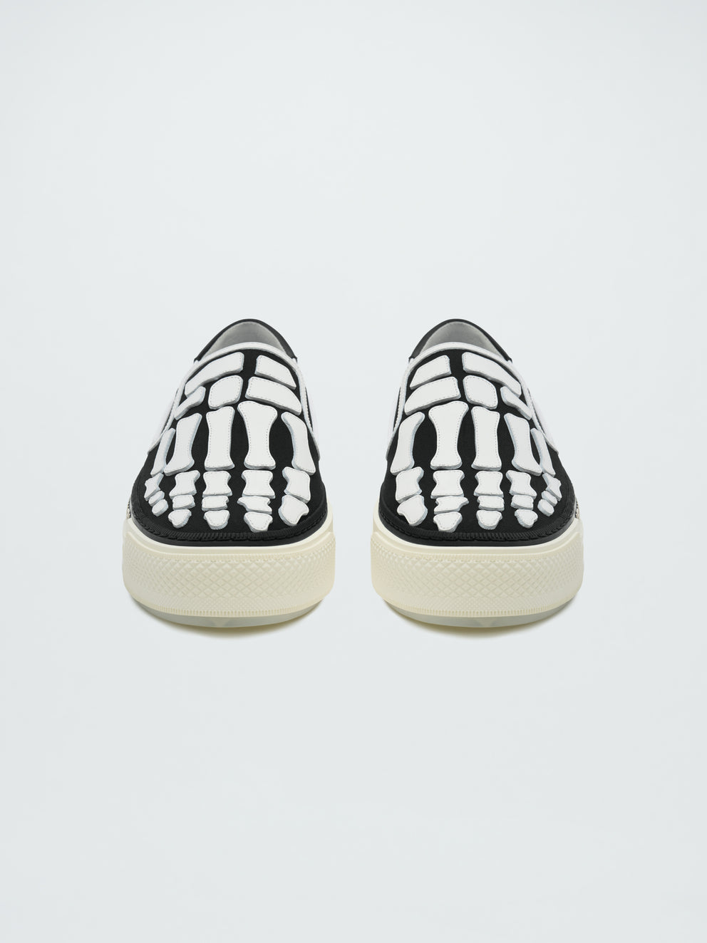 White / Black Amiri SKEL TOP SLIP ON | 390718-KTN