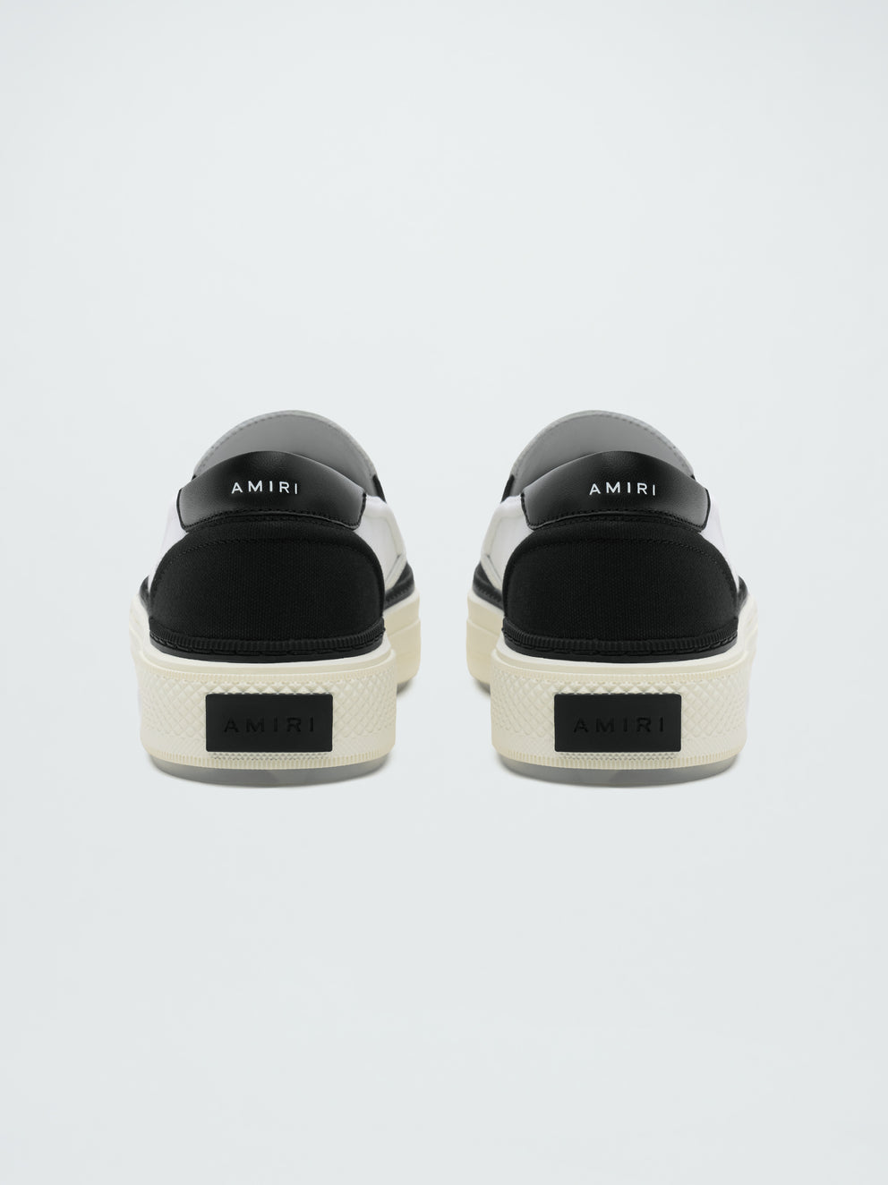 White / Black Amiri SKEL TOP SLIP ON | 390718-KTN