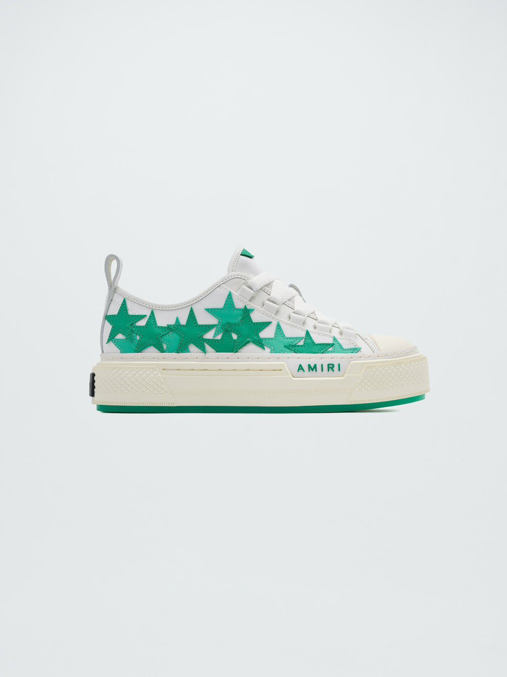 White / Green Amiri COURT LOW | 497152-VJE