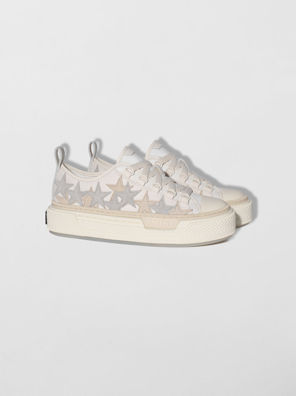 White / Grey Amiri STARS COURT LOW | 654318-YPA