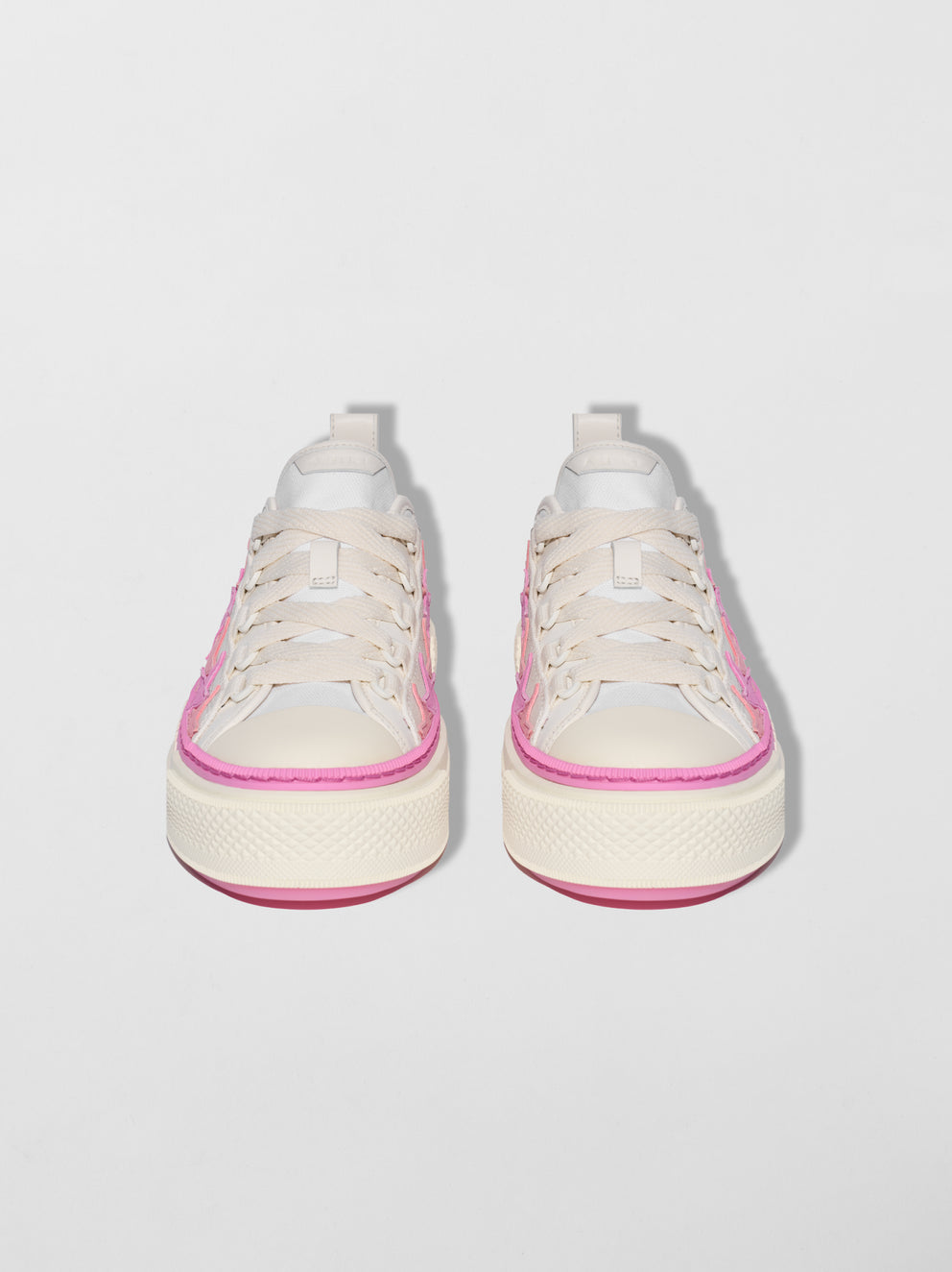 White / Pink Amiri STARS COURT LOW | 184690-YFL